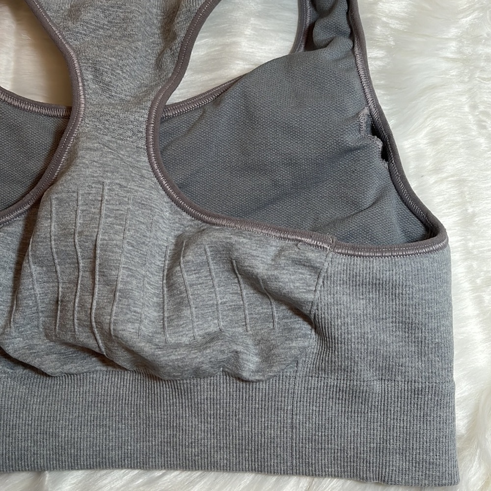 𝅺CHAMPION Gray Athletic Sports Bra - Picture 7 of 10
